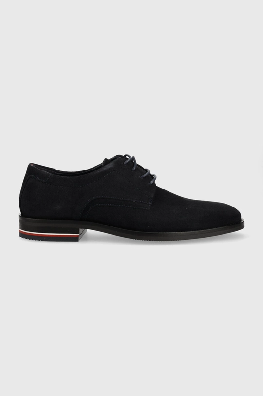 sötétkék Tommy Hilfiger velúr félcipő CORPORATE HILFIGER SUEDE SHOE Férfi