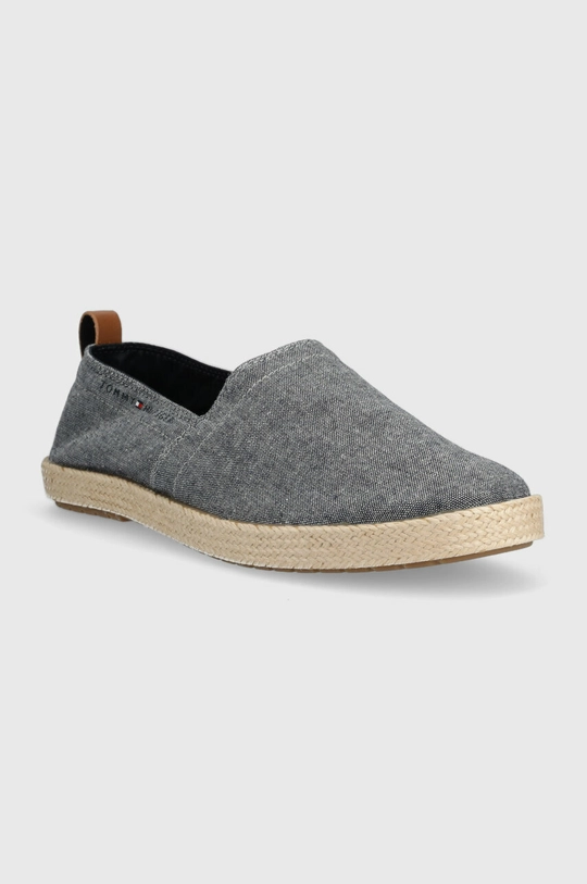 Espadrile Tommy Hilfiger TH ESPADRILLE CORE CHAMBRAY mornarsko modra