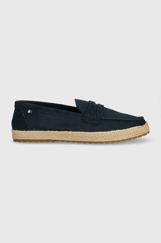 tmavomodrá Semišové espadrilky Tommy Hilfiger TH ESPADRILLE CLASSIC SUEDE Pánsky