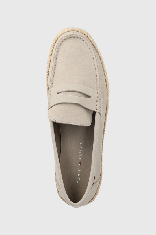 sivá Semišové espadrilky Tommy Hilfiger TH ESPADRILLE CLASSIC SUEDE