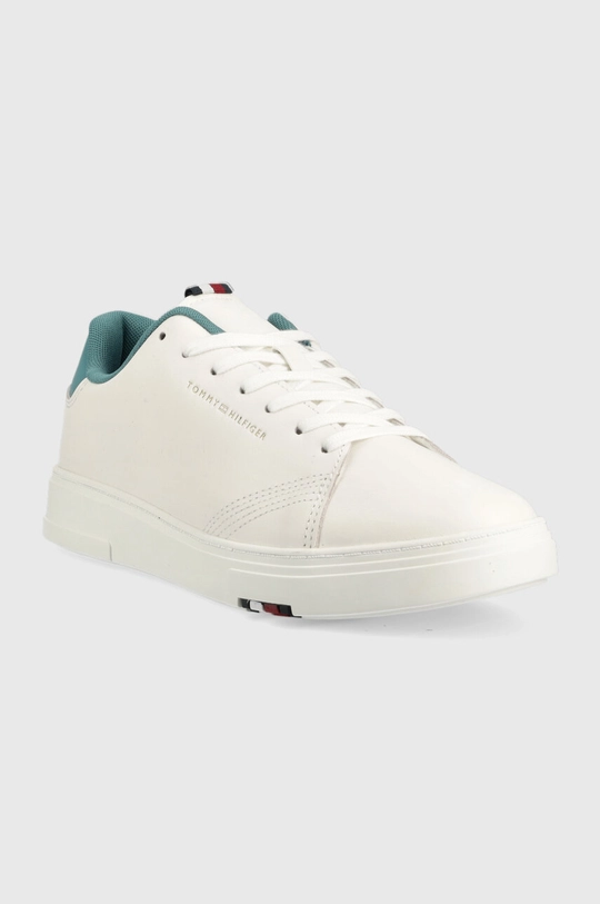 Шкіряні кросівки Tommy Hilfiger ELEVATED RBW CUPSOLE LEATHER білий