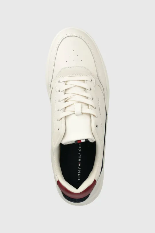 bianco Tommy Hilfiger sneakers in pelle ELEVATED CUPSOLE LEATHER