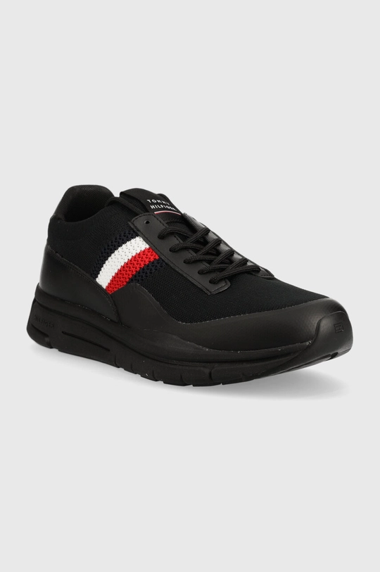 Tenisice Tommy Hilfiger PREMIUM LIGHTWEIGHT RUNNER KNIT crna