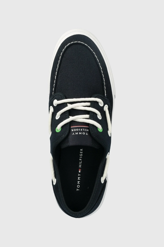 granatowy Tommy Hilfiger tenisówki CORE BOAT SHOE CANVAS