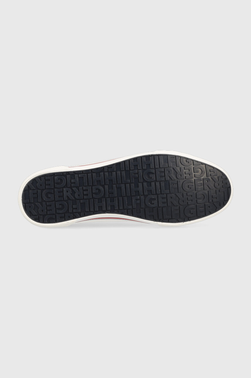 Tommy Hilfiger scarpe da ginnastica in pelle TH HI VULC CORE LOW