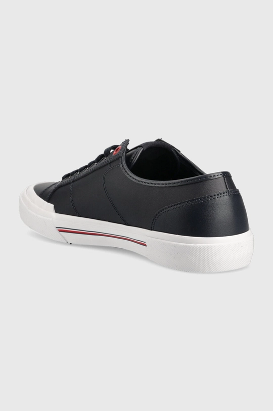 Kožne tenisice Tommy Hilfiger CORE CORPORATE VULC LEATHER  Vanjski dio: Prirodna koža Unutrašnji dio: Tekstilni materijal Potplat: Sintetički materijal