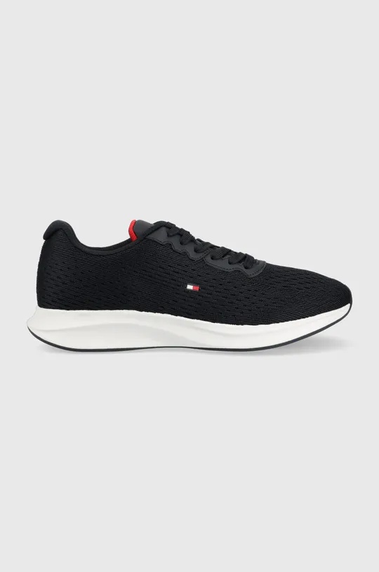 tmavomodrá Tenisky Tommy Hilfiger LIGHTWEIGHT RUNNER KNIT FLAG Pánsky