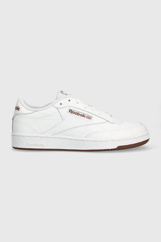white Reebok Classic leather sneakers Club C 85 Men’s