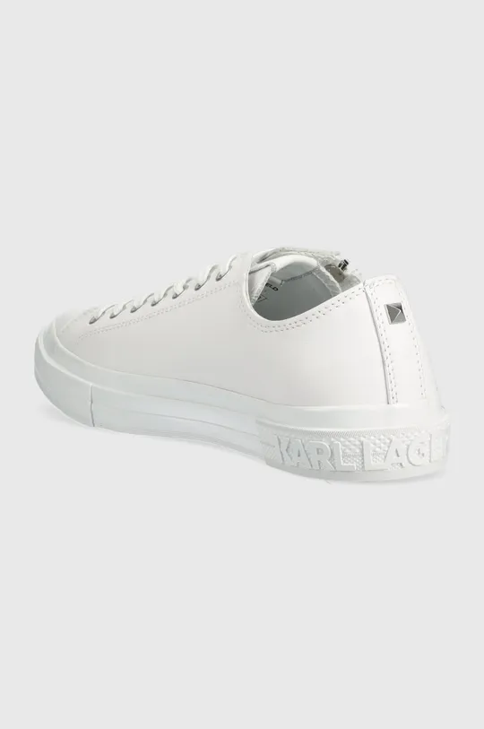 Obuwie Karl Lagerfeld tenisówki skórzane KAMPUS III KL50325.011 biały