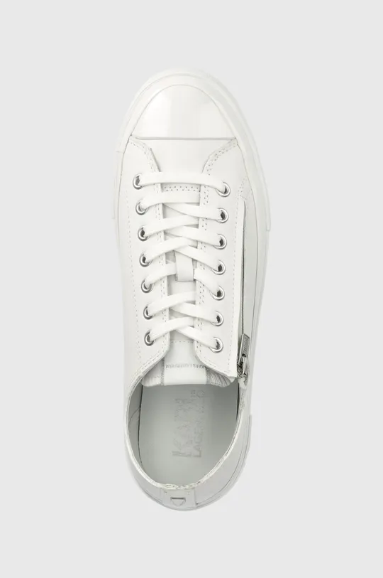 bianco Karl Lagerfeld scarpe da ginnastica in pelle