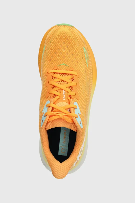 pomarańczowy Hoka One One buty do biegania Clifton 9
