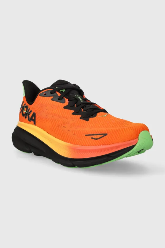 Hoka One One running shoes Clifton 9 orange