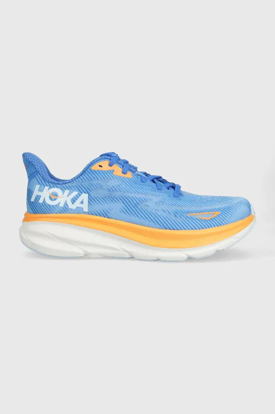 blue Hoka One One running shoes Clifton 9 Men’s