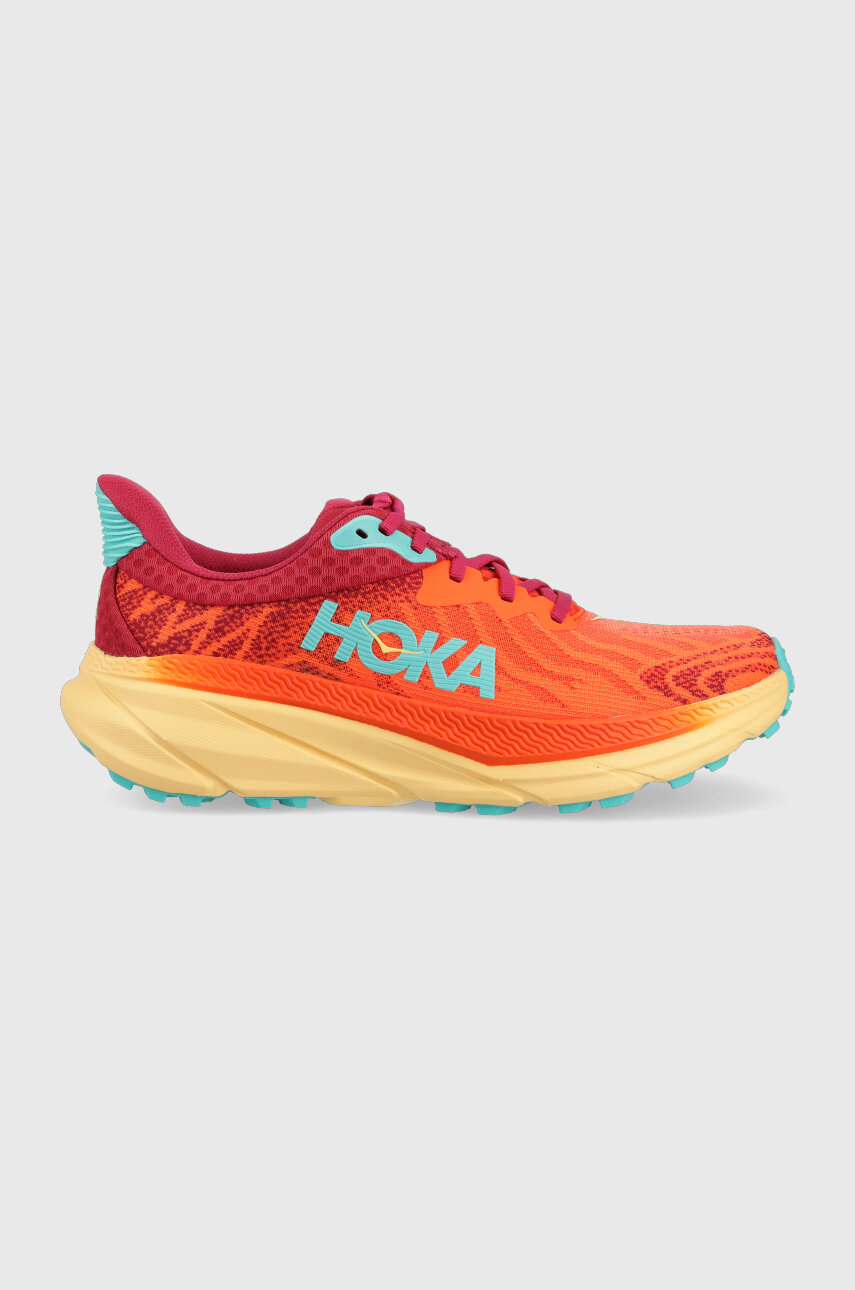 orange Hoka One One running shoes Challenger ATR 7 Men’s