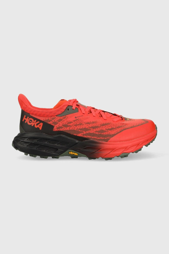 czerwony Hoka buty do biegania Speedgoat 5 GTX Męski