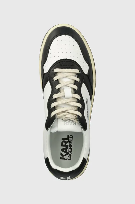 μαύρο Δερμάτινα αθλητικά παπούτσια Karl Lagerfeld KREW KL