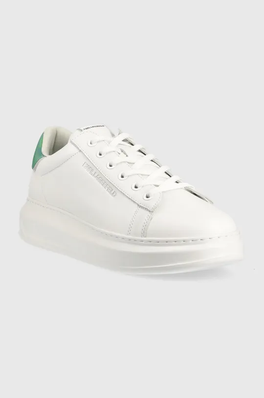 Δερμάτινα αθλητικά παπούτσια Karl Lagerfeld KAPRI MENS NFT λευκό
