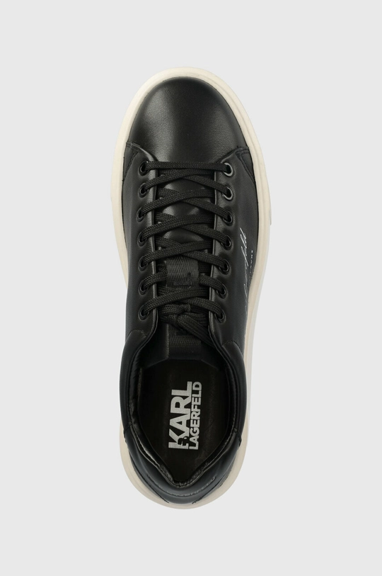 czarny Karl Lagerfeld sneakersy skórzane MAXI KUP