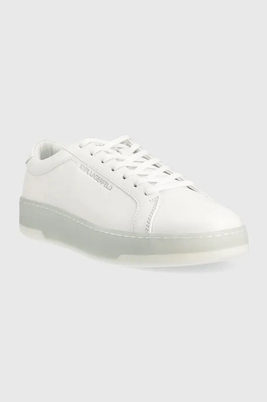 Δερμάτινα αθλητικά παπούτσια Karl Lagerfeld KOURT III λευκό