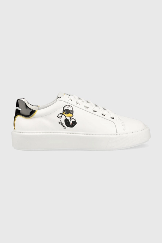 biały Karl Lagerfeld sneakersy skórzane MAXI KUP X Disney Męski