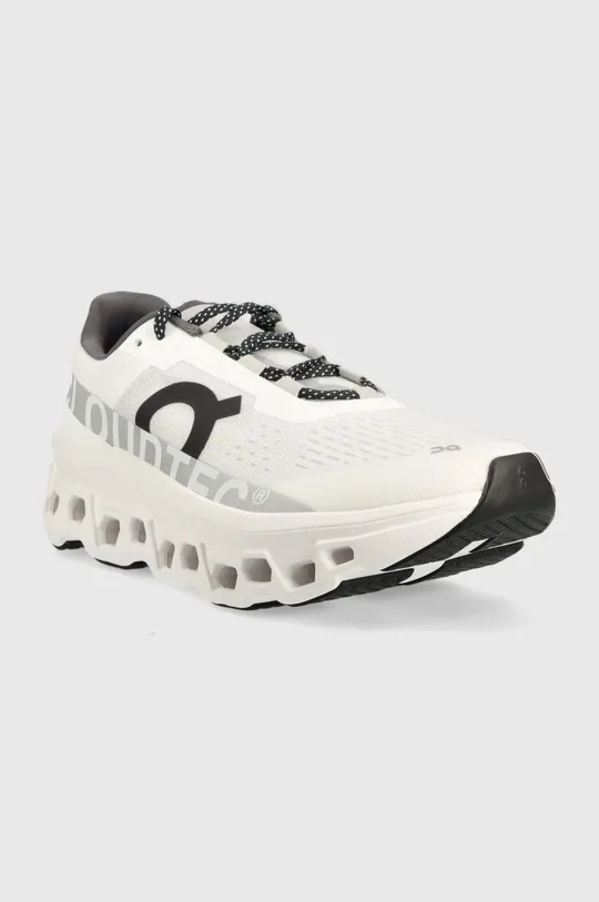 On-running sneakers de alergat Cloudmonster alb