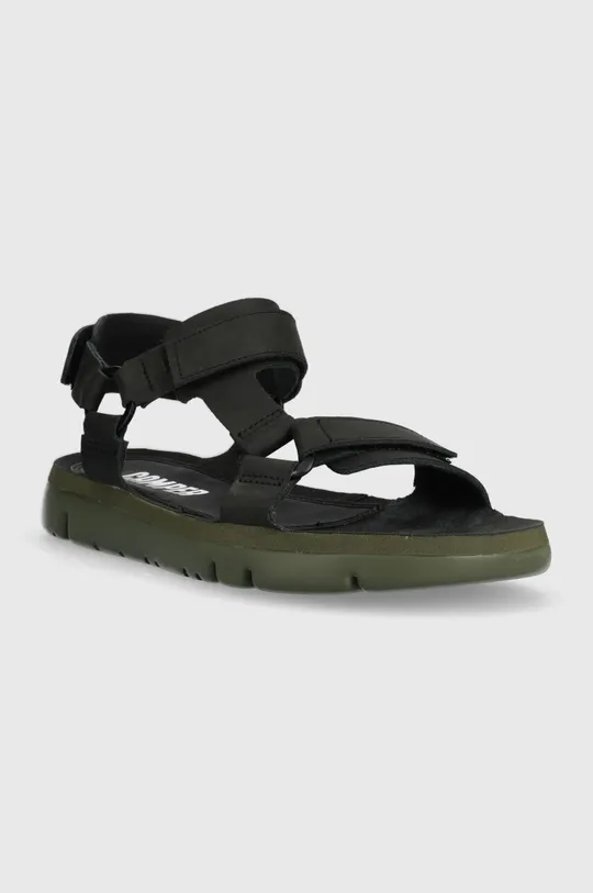 Usnjeni sandali Camper Oruga Sandal črna