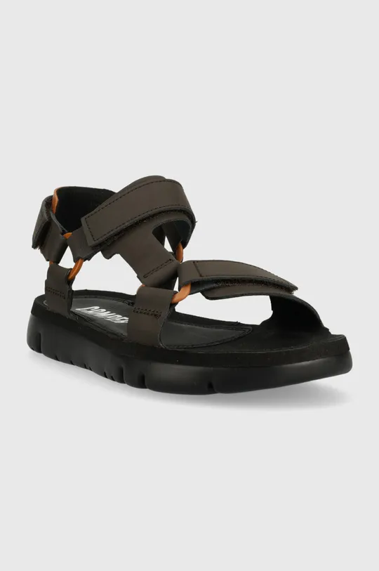 Usnjeni sandali Camper Oruga Sandal rjava