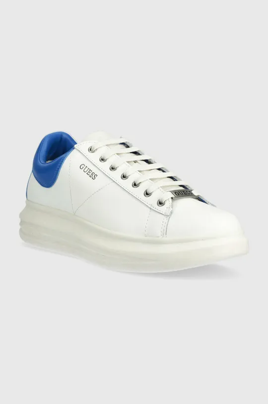 Δερμάτινα αθλητικά παπούτσια Guess VIBO λευκό