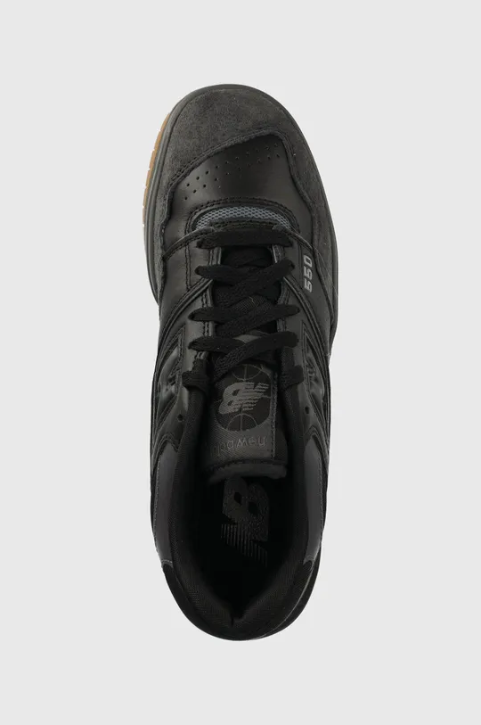 μαύρο Δερμάτινα αθλητικά παπούτσια New Balance BB550BGU
