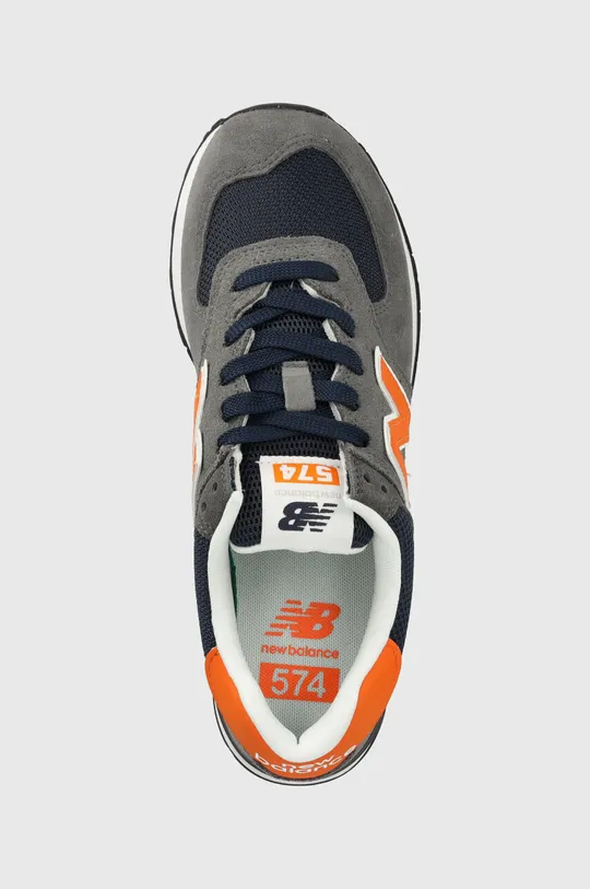 gray New Balance sneakers ML574EAF