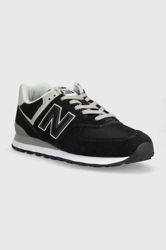Sneakers boty New Balance 574 Black White černá