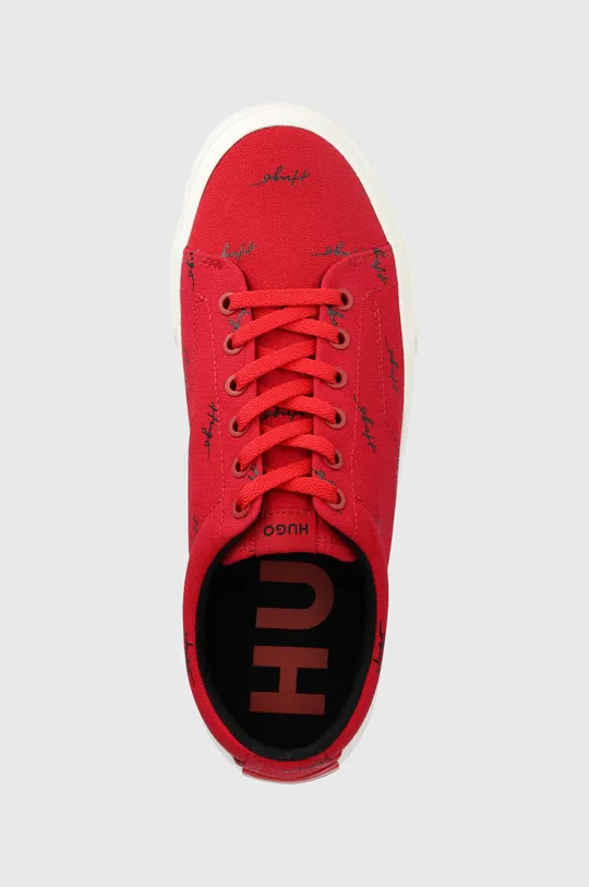 κόκκινο Πάνινα παπούτσια HUGO Dyer