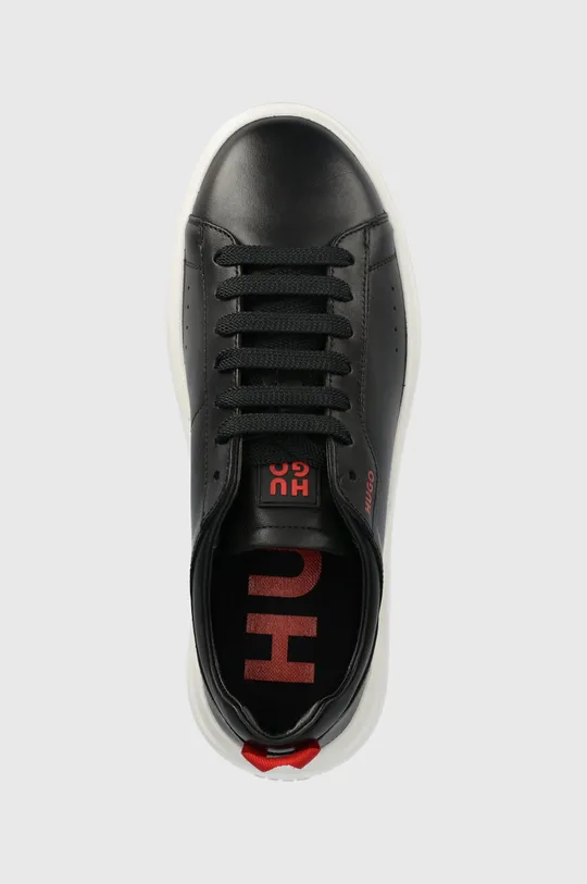 μαύρο Δερμάτινα αθλητικά παπούτσια HUGO Blake