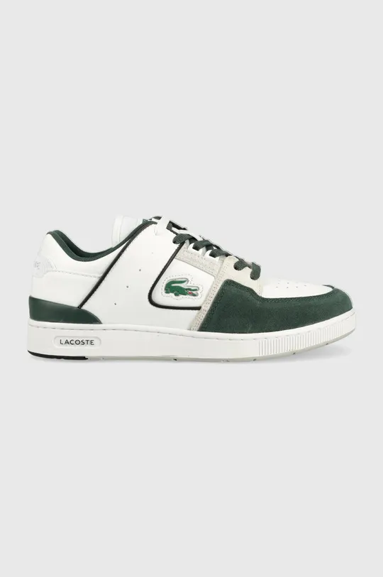 λευκό Δερμάτινα αθλητικά παπούτσια Lacoste COURT CAGE Ανδρικά