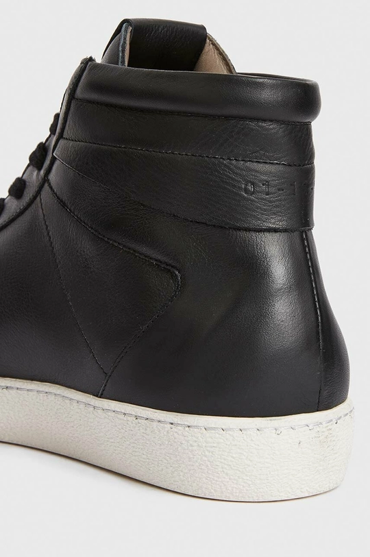 fekete AllSaints bőr sneaker MILES