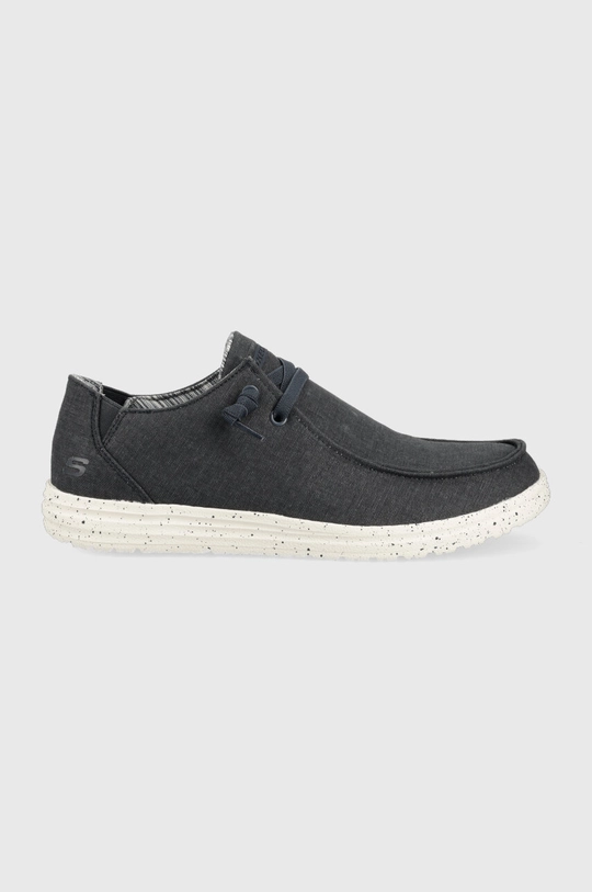 tmavomodrá Mokasíny Skechers Melson Chad RELAXED FIT Pánsky