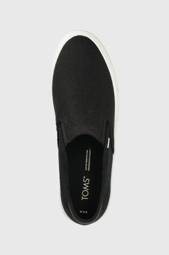 μαύρο Πάνινα παπούτσια Toms Baja