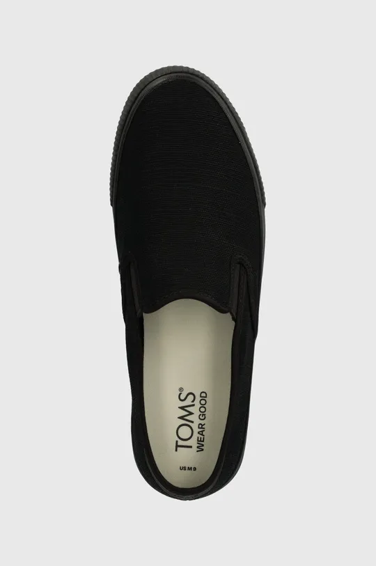 μαύρο Πάνινα παπούτσια Toms Baja