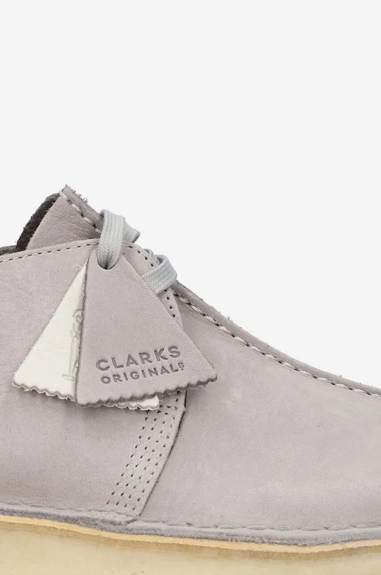 Кожени половинки обувки Clarks Desert Trek
