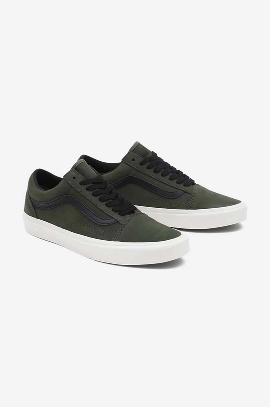 green Vans suede plimsolls VN0005UFBIQ Old Skool