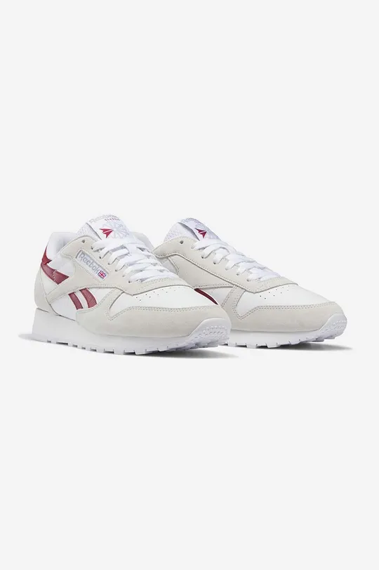 white Reebok Classic leather sneakers Leather