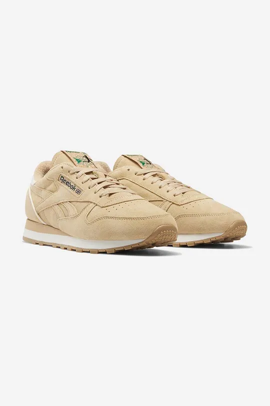 bej Reebok Classic sneakers din piele întoarsă Leather 1983