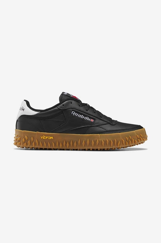 μαύρο Δερμάτινα αθλητικά παπούτσια Reebok Classic Club C Vibram Ανδρικά