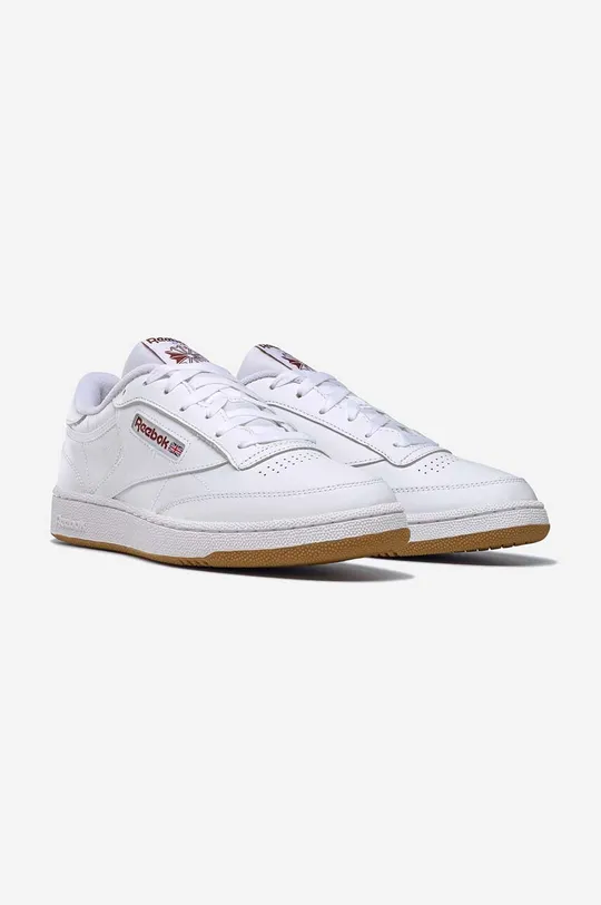 white Reebok Classic leather sneakers Club C 85 IE1873