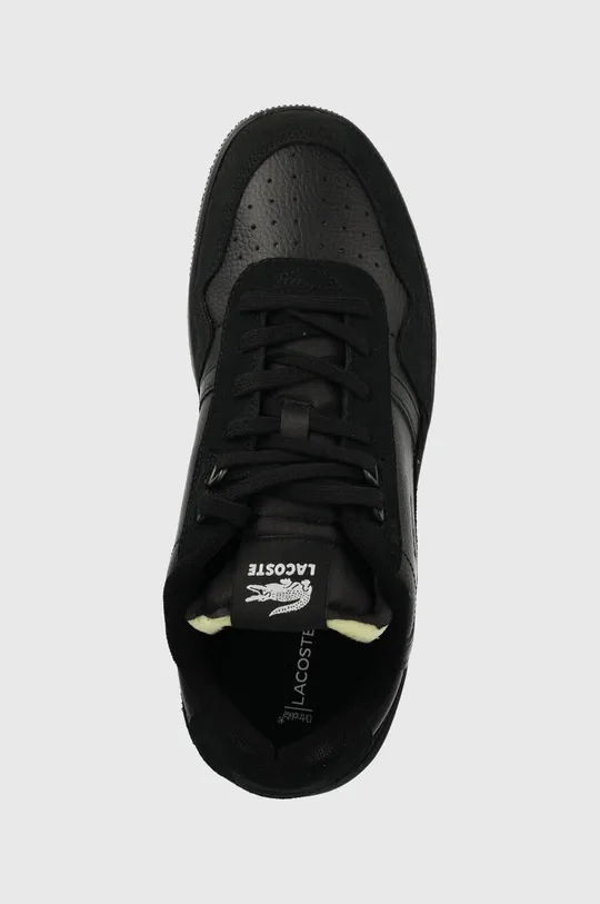 μαύρο Δερμάτινα αθλητικά παπούτσια Lacoste T-Clip Leather Premium