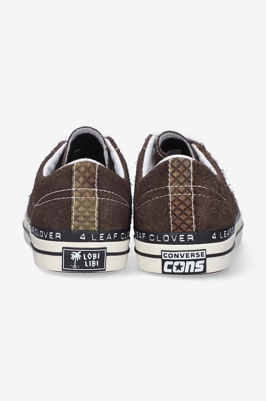 brown Converse plimsolls x Patta One Star Pro