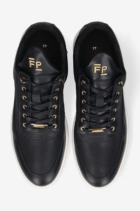 black Filling Pieces leather sneakers Low Top Aten