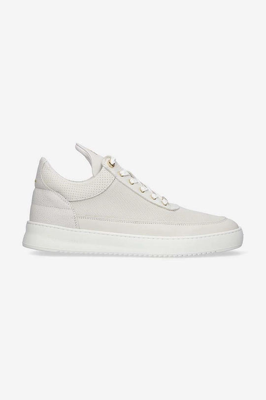 šedá Kožené sneakers boty Filling Pieces Low Top Aten Unisex