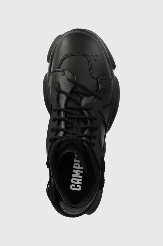 μαύρο Δερμάτινα αθλητικά παπούτσια Camper Karst
