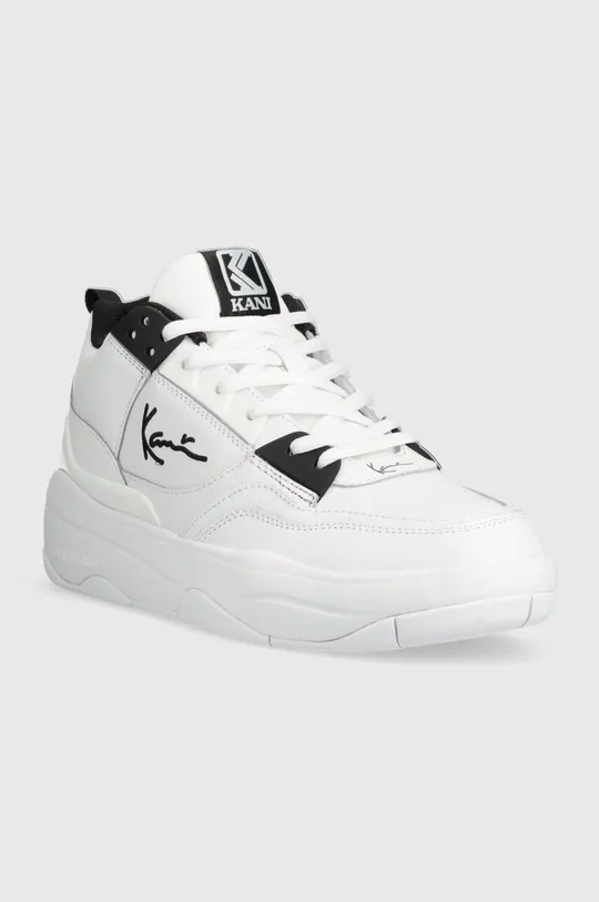 Δερμάτινα αθλητικά παπούτσια Karl Kani LXRY Plus PRM λευκό